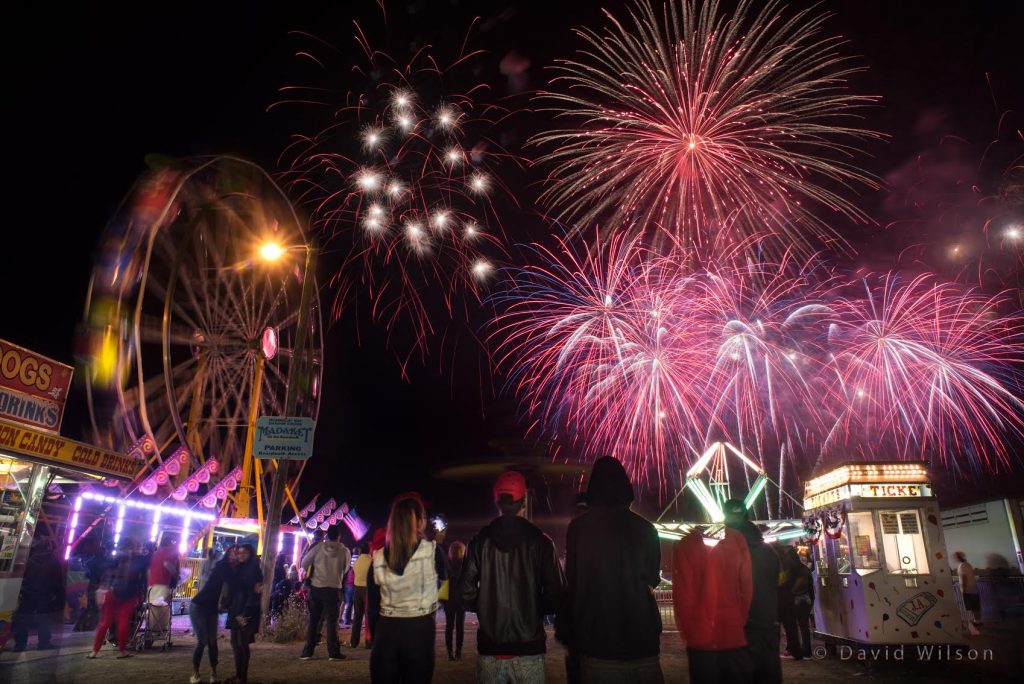 Timelapse Carnival and Fireworks Redheaded Blackbelt