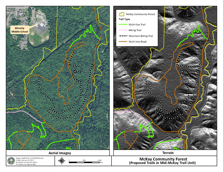 Humboldt County Releases Draft McKay Community Forest Trail Plan