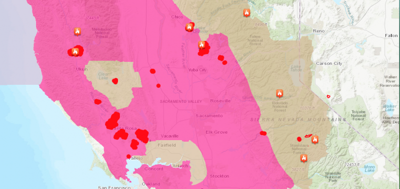 Fire Hits Just Above the Belt: Overview of the Fires Burning From ...