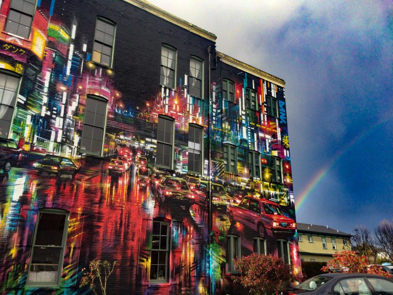 Rainbow Points to Controversial Opera Alley Mural as Being Golden ...