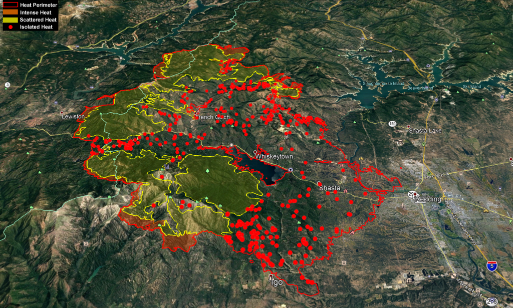 Another Dead as the Carr Fire Grows (Maps) – Redheaded Blackbelt