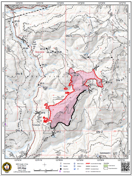 Smoke at Unhealthy Levels for Residents Near Mill Creek Fire ...