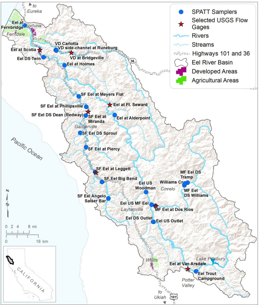 Eel River Fishing Map Eel River Recovery Project Publishes Five Year Summary Of Toxic Algae  Findings (2013-2017) - Redheaded Blackbelt