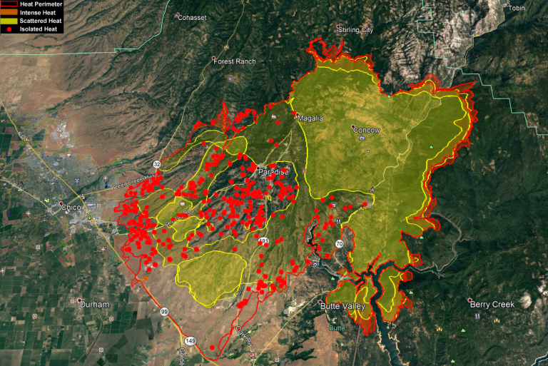 camp fire quickmap