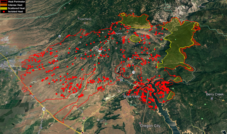 camp fire quickmap