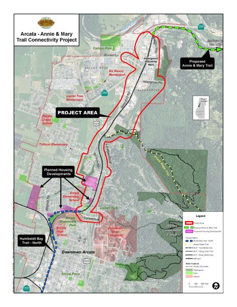 City Of Arcata Project Area Map 