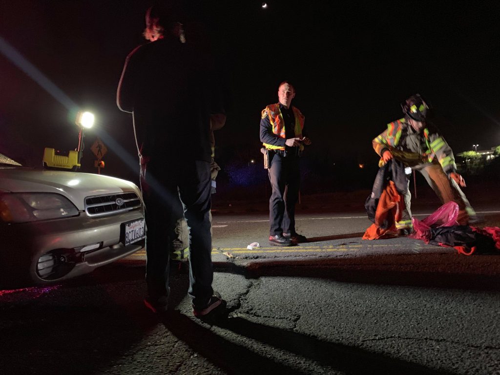 Pedestrian Injured in Eureka Crosswalk Sunday After Being Struck by a