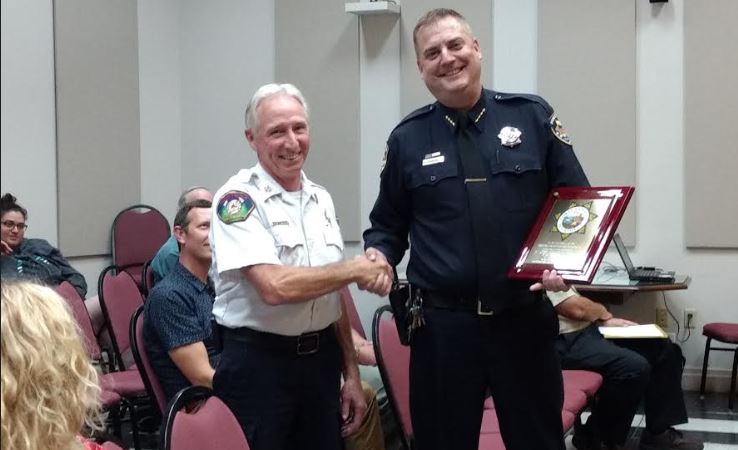 Fortuna Police Department Honors Fortuna Volunteer Firefighters 