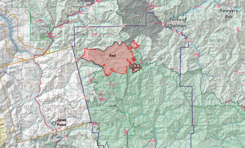 Red Salmon Fire Now Over 16,000 Acres - Redheaded Blackbelt