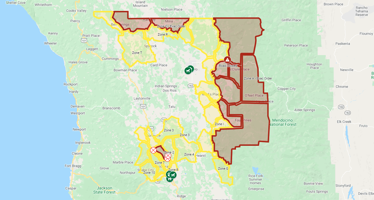 ‘Majority Of Evacuated Residents From Brooktrails Have Been Approved To ...