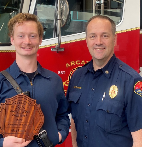 Arcata Fire District Gives Annual Recognition Awards  Redheaded Blackbelt