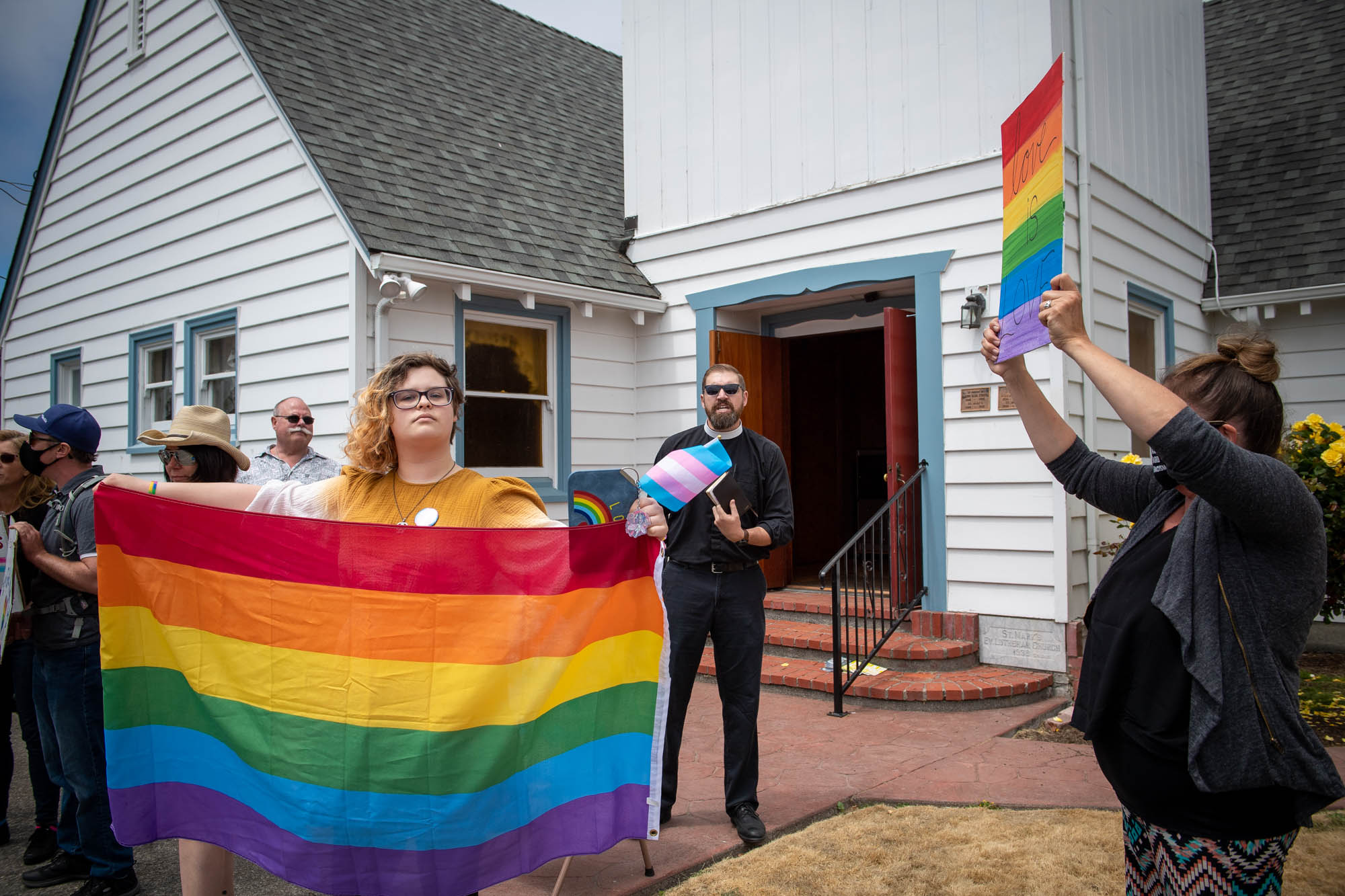 Vandalism of Ferndale Church Sign Follows on Heels of Gay Pride March