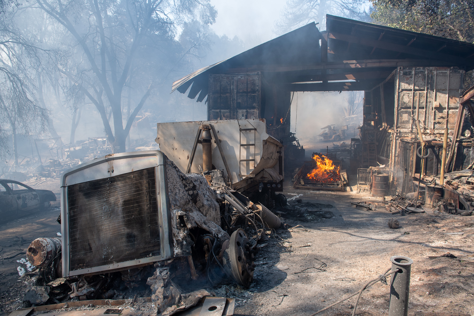 A Walk Through the Cache Fire Which Displaced Hundreds of People in ...