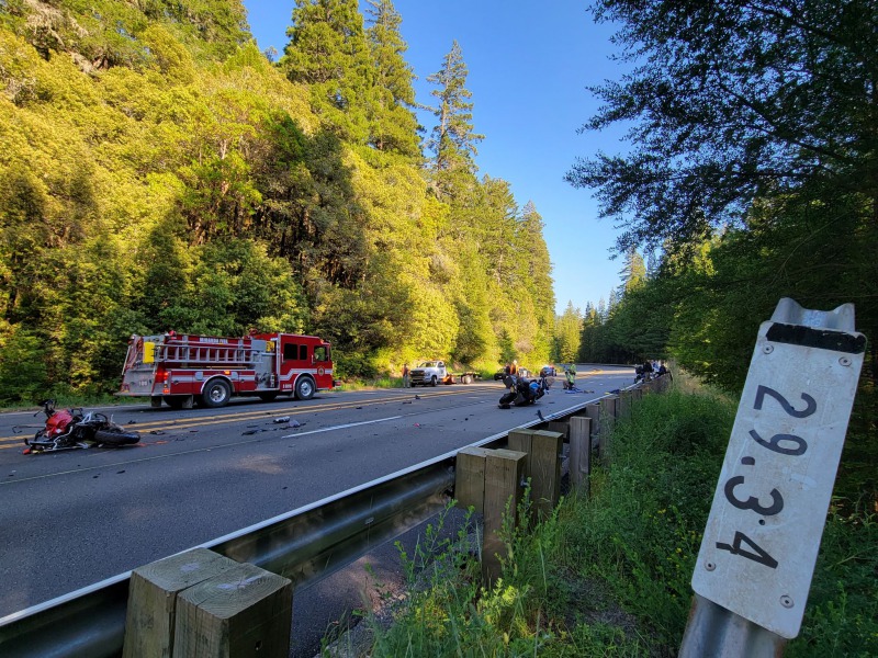 [UPDATE 8:53 P.m.: Hwy 101 Has Reopened] The Driver Of A 4Runner And A ...