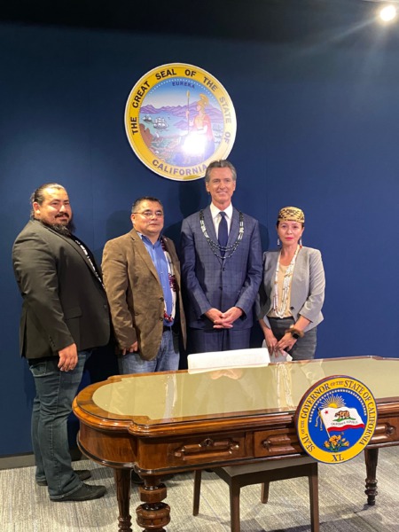 Yurok Tribal Leaders Join California Governor Gavin Newsom For Signing ...