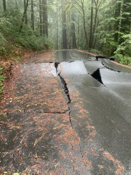 A Fluid Situation Active Slide Continues to Halt Traffic on