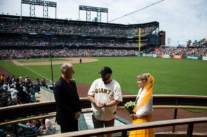 Giants notes: Wedding bells on the steps of City Hall for one relief  pitcher – East Bay Times