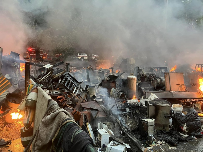 A Former Historic Factory Building and Current Home Burned Down in ...