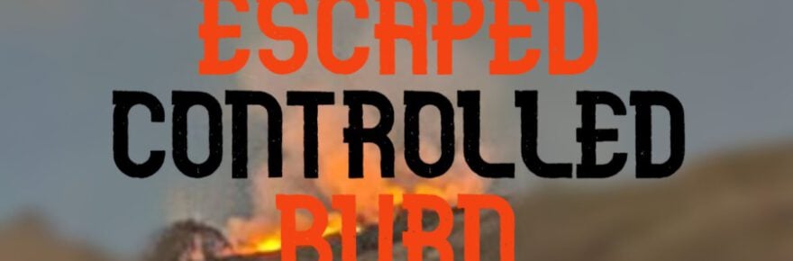 ESCAPED CONTROL BURN LOGO