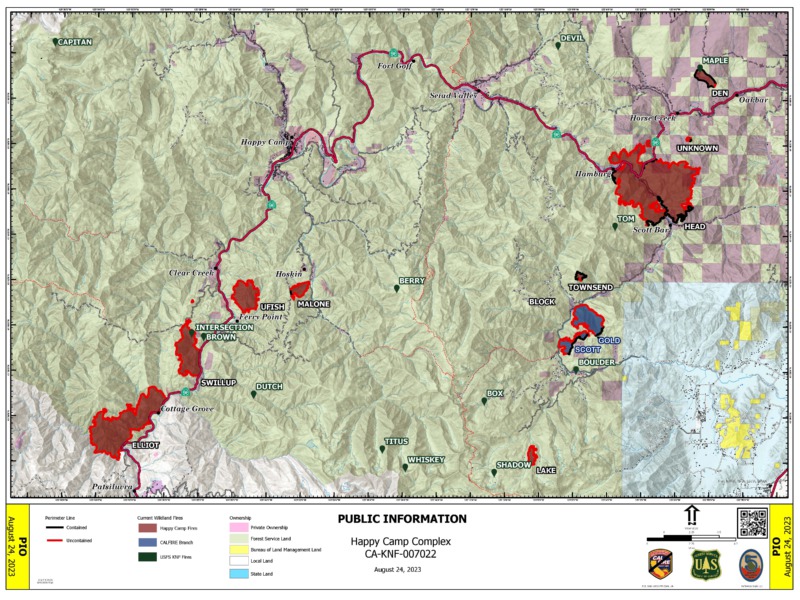 Deadly Happy Camp Fire Grows More Active as New Round of Thunderstorms