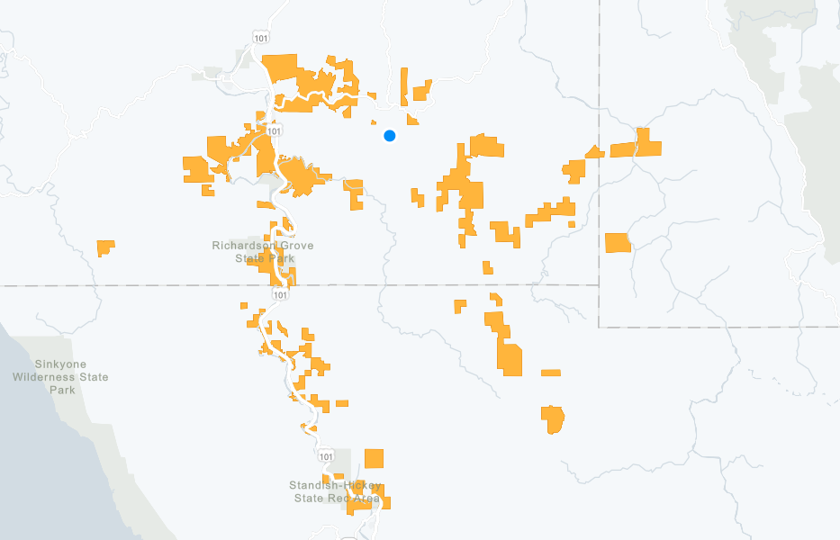 UPDATE 11 36 P M Power Outage In SoHum Northern Mendocino And A   Capture 2 