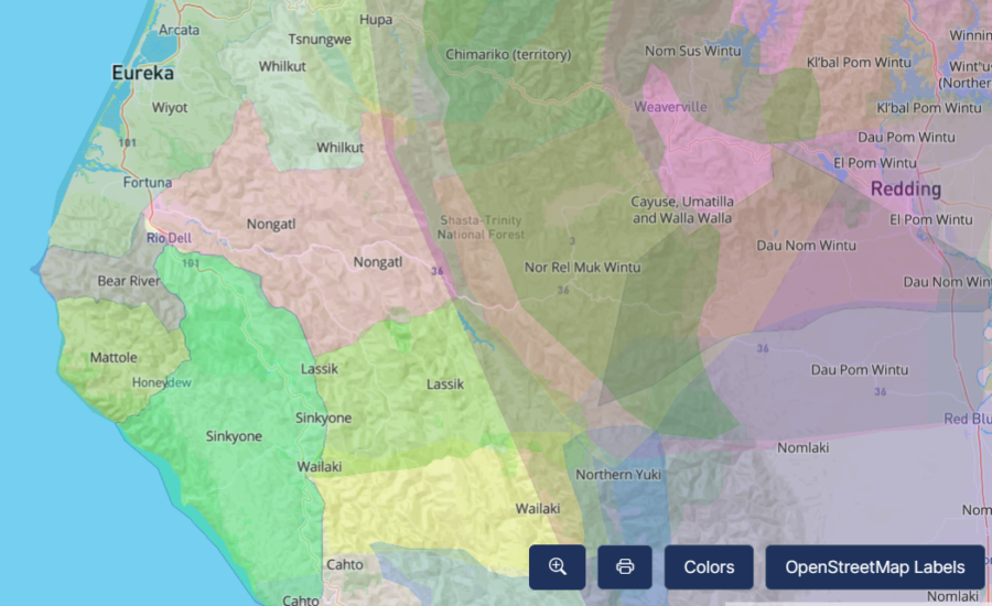 DUG Territory and POI Map – November 2021