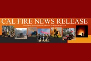 Cal Fire press release feature