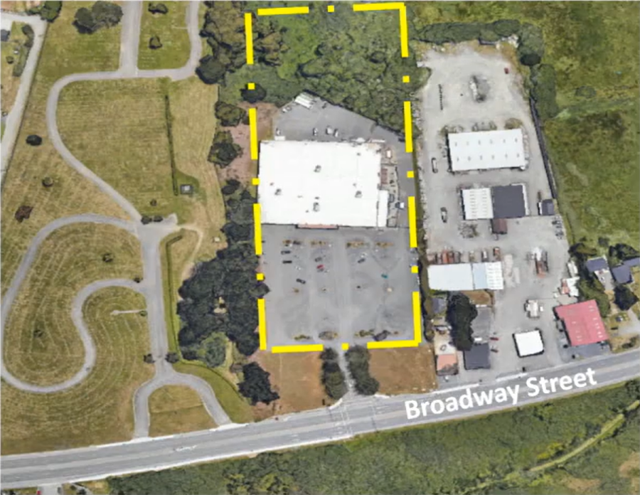 Aerial view of the county complex project site (1)