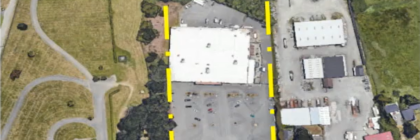 Aerial view of the county complex project site (1)