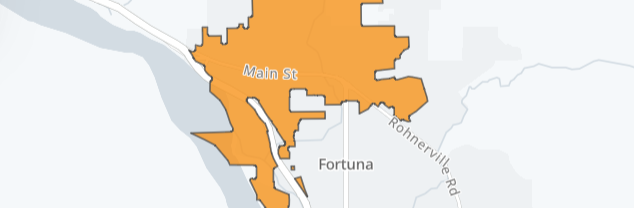 Screenshot of the PG&E Outage Map