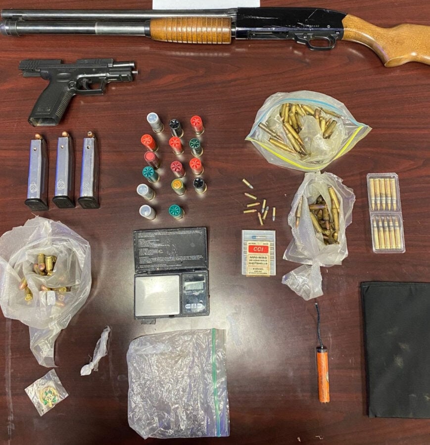 Firearm etc evidence