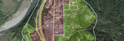 map of garberville firewise plan