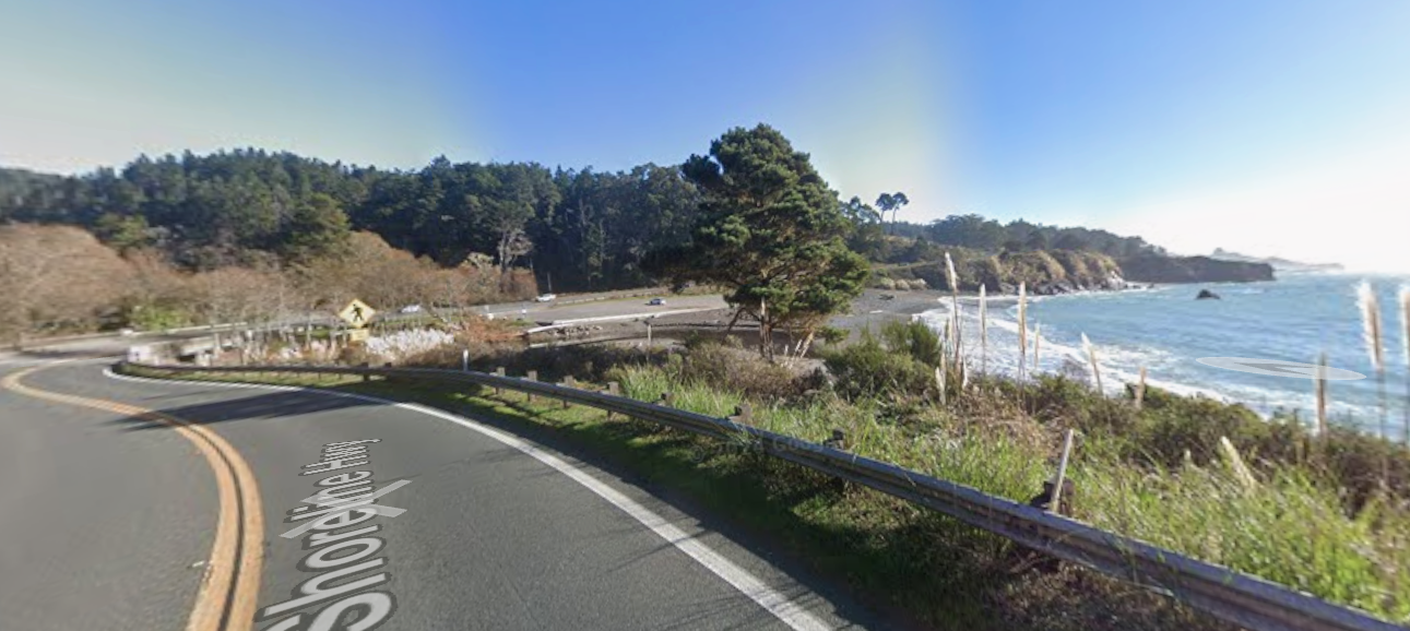 Vehicle Goes Off Cliff Along Highway 1; Three Occupants Reportedly Flee Scene