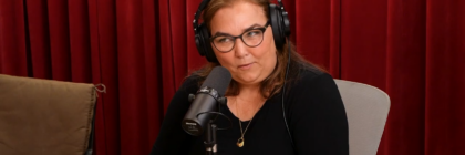 woman in glasses